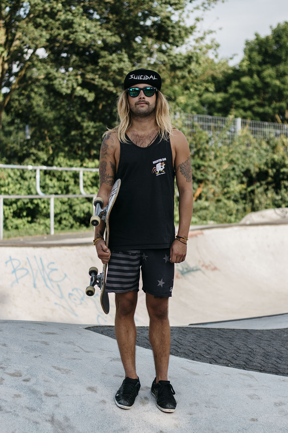 Danny Gorcak am Skatepark Berg Fidel